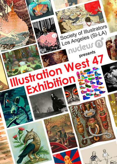 illustration west 47 show flyer